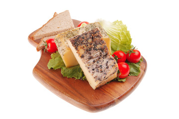 two smoked cheese