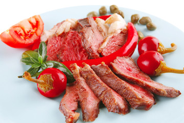 grilled meat portion