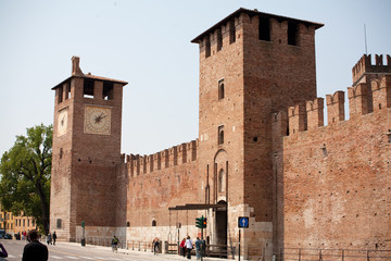 Fototapeta na wymiar Verona Castel Vecchio