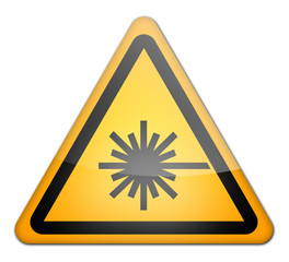Hazard Sign "Danger - Laser In Use"