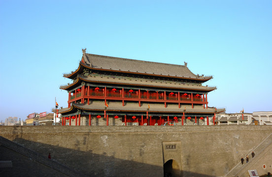 Xi'an city wall in china