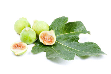 Figs on a leaf