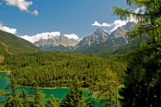 Zugspitze und Blindsee