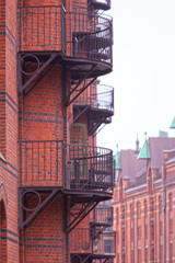 Speicherstadt in  Hamburg