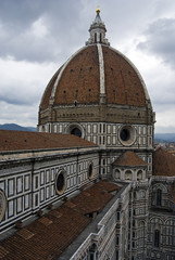 Fototapeta na wymiar Kopuła katedry we Florencji.
