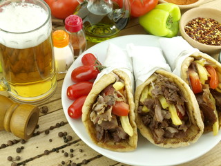 Greek gyros kebap