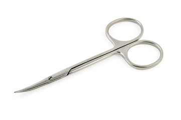 small scissors isolated on white background