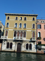 Venice - Exquisite antique buildings along Canal Grande