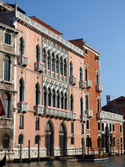 Fototapeta na wymiar Wenecja - Exquisite zabytkowych budynków wzdłuż Canal Grande