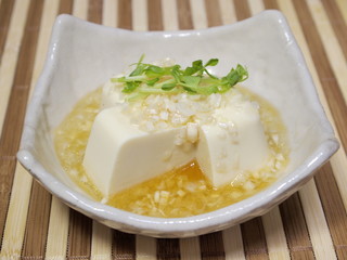 ネギだれ豆腐