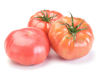 Tomato on white