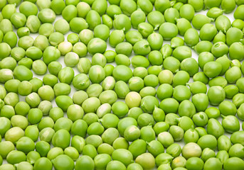 Fresh peas background
