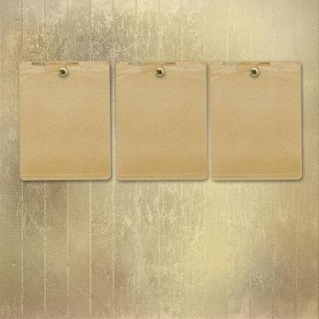 Old grunge frames on the abstract paper background