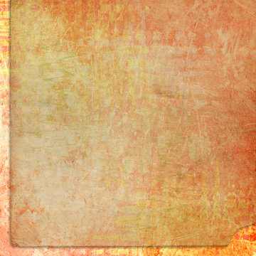 Old grunge background with abstract ancient ornament
