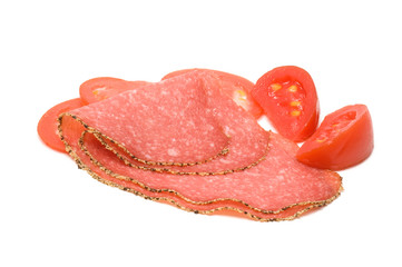 Salami mit Pfefferkruste