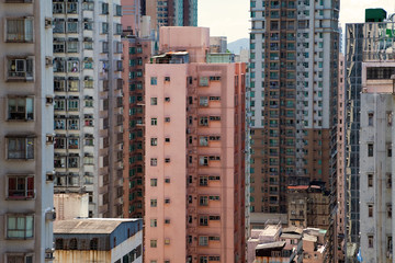 Fototapeta premium Hongkong Häuser