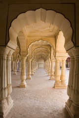 Interior, Amber palace in Jaipur city,Rajasthan