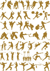 Vector Sports Mix Silhouette