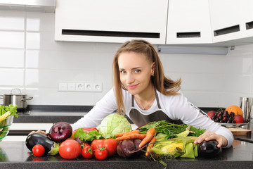 Woman cooking