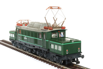 Fototapeta na wymiar green model railway