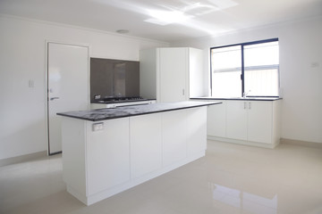 kitchen being built