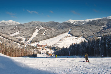 Skiing resort