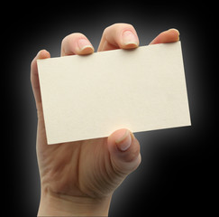 card blank
