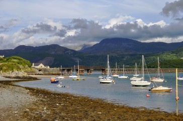 Boats in Barmouth Harbour