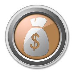 Bronze 3D Style Button 