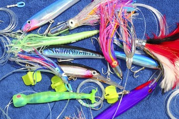 big game fishing lures hook for tuna marlin © lunamarina
