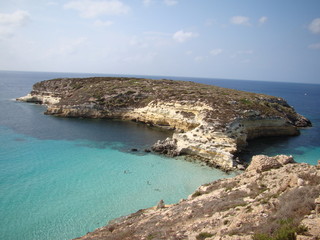 isola dei conigli lampedusa