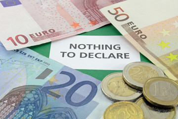 euro nothing declare