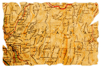 Nevada old map - 25444913