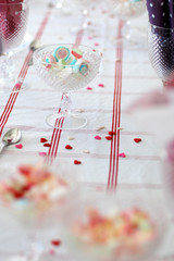Birthday table.