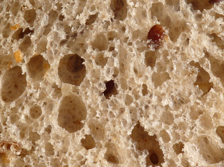 bread slice closeup