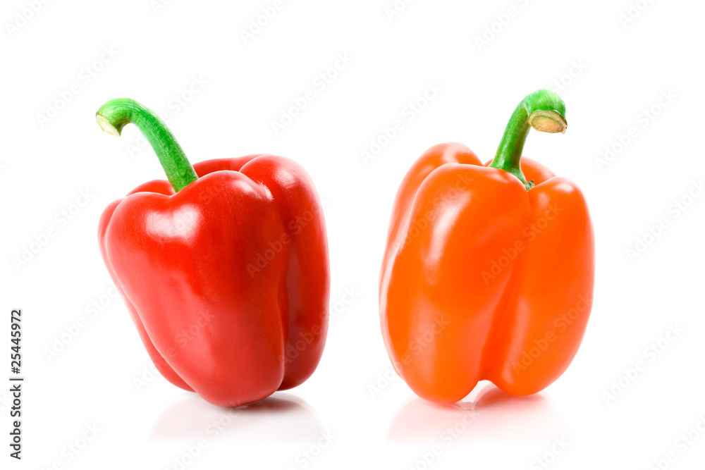 Canvas Prints two bell peppers