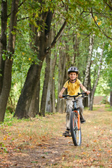 Kid on a bike