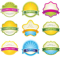 set of fire design elements