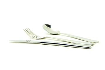 Fork, spoon and knife