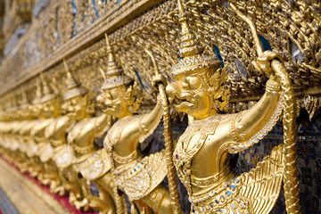 External decorations of Ubosoth, Bangkok