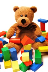 Teddy und die Bausteine