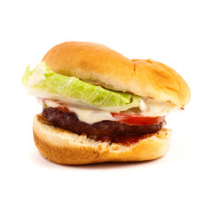 burger isolated