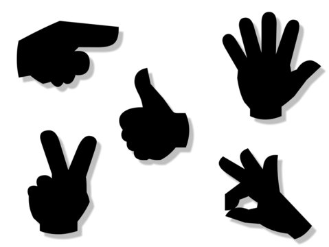 5 hands