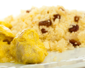 cous cous and chicken