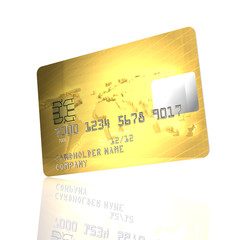 Gold credit card