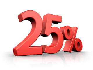 Red Twenty Five Percent