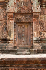 Fototapeta premium Khmer Relief in Banteay Srei