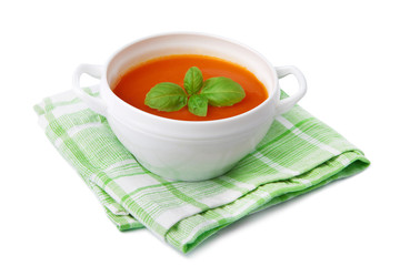 tomato soup isolated