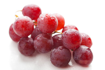 grapes isolated