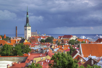 Obraz premium Tallinn old town